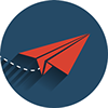 Icon Papierflieger